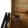 vidaXL Caja de Almacenamiento 40 x 40 x 40 cm madera maciza de mango