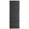 vidaXL Alfombra de pasillo lavable gris antracita poli&eacute;ster 80x300 cm