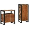 vidaXL Juego de muebles de baño 2 pcs Madera reciclada maciza