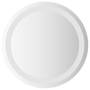 vidaXL Espejo de ba&ntilde;o LED Transparente &Oslash; 40 cm vidrio templado