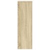 vidaXL Soportes de plantas 2 uds madera roble Sonoma 25x25x80 cm