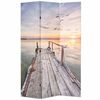 vidaXL Biombo divisor plegable 120x170 cm lago