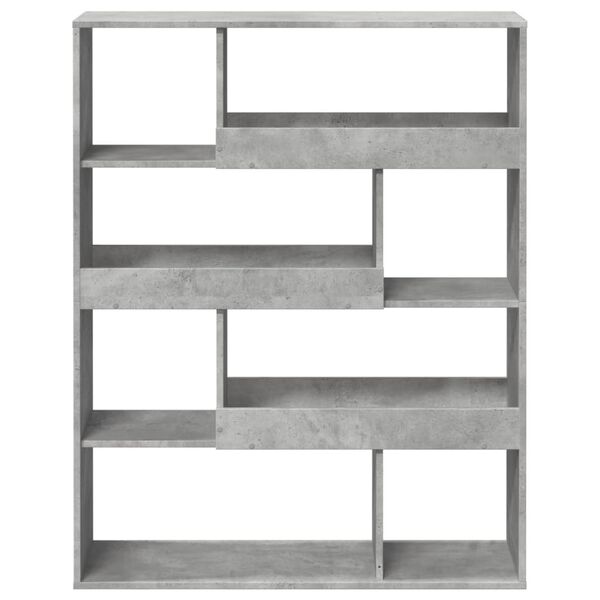 vidaXL Separador de ambientes madera gris hormig&oacute;n 100x33x125,5 cm
