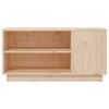 vidaXL Mueble de TV de madera maciza de pino 80x35x40,5 cm
