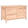 vidaXL Ba&uacute;l para cojines de jard&iacute;n madera maciza abeto 99x50x56,5 cm