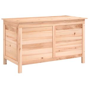 vidaXL Ba&uacute;l para cojines de jard&iacute;n madera maciza abeto 99x50x56,5 cm