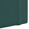 vidaXL Cabecera Colgante Liso Verde oscuro 170 x 55 x 5 cm tela