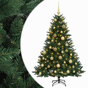 vidaXL &Aacute;rbol de Navidad artificial con bolas 120 cm 150 LED