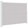 vidaXL Toldo lateral retr&aacute;ctil para patio gris 220x314 cm