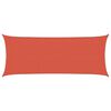 vidaXL Toldo de vela HDPE terracota 160 g/m&sup2; 2x5 m