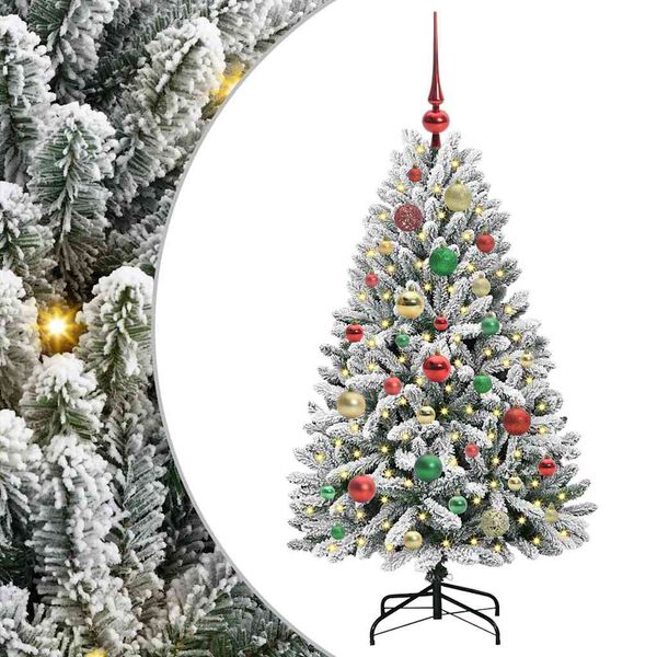 vidaXL &Aacute;rbol de Navidad artificial Verde y 120 cm PVC y Metal