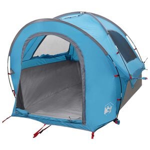 vidaXL Tienda para coche Azul 200 x 170 x 170 cm Poli&eacute;ster y Acero