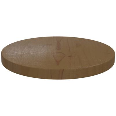 vidaXL Superficie de mesa madera maciza de pino marrón Ø30x2,5 cm