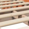 vidaXL Estructura de cama Marr&oacute;n cera 75 x 190 cm