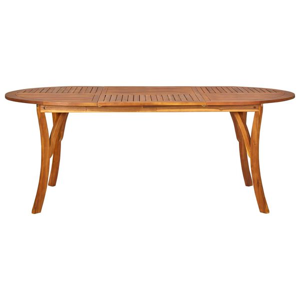 vidaXL Juego de comedor para jard&iacute;n 9 piezas marr&oacute;n