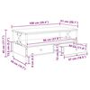 vidaXL Mesa de centro madera de ingenier&iacute;a roble ahumado 100x51x45 cm