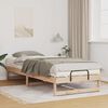 vidaXL Estructura de cama Marr&oacute;n 80 x 220 cm Madera de pino macizo