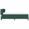 vidaXL Cama tipo Box Spring Verde oscuro 90 x 190 cm Terciopelo