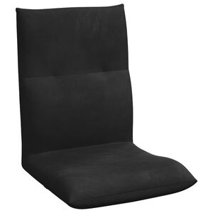 vidaXL Sill&oacute;n ajustable Negro Terciopelo