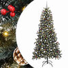 vidaXL &Aacute;rbol de Navidad artificial Verde 240 cm PVC, Pl&aacute;stico y Acero