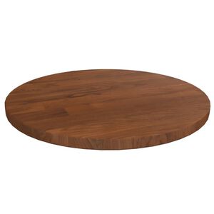 vidaXL Tablero de mesa redonda madera de roble marr&oacute;n oscuro &Oslash;30x1,5cm
