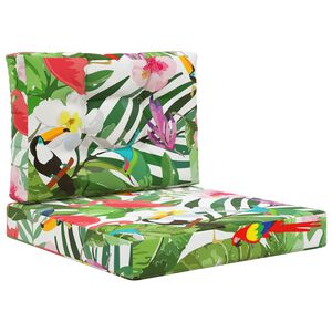 vidaXL Coj&iacute;n para sof&aacute; de exterior 2 pcs de colores Poli&eacute;ster