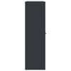 vidaXL Armario archivador de acero gris antracita y blanco 90x40x140cm