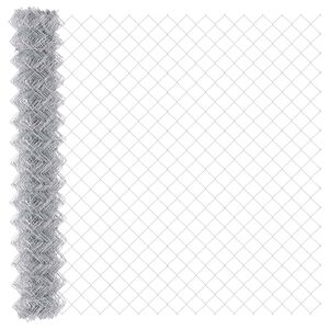 vidaXL Cerca de eslabones de cadena 10 x 1,6 m Acero galvanizado