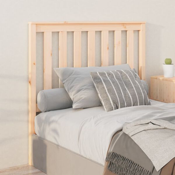 vidaXL Cabecero de cama madera maciza de pino 106x6x101 cm
