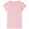 Camiseta infantil rosa claro 140