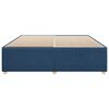 vidaXL Cama sin colch&oacute;n tela azul 200x200 cm