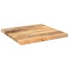 vidaXL Tablero de mesa cuadrado madera maciza de mango 40x40x2,5 cm