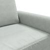 vidaXL Sill&oacute;n de terciopelo gris claro 60 cm