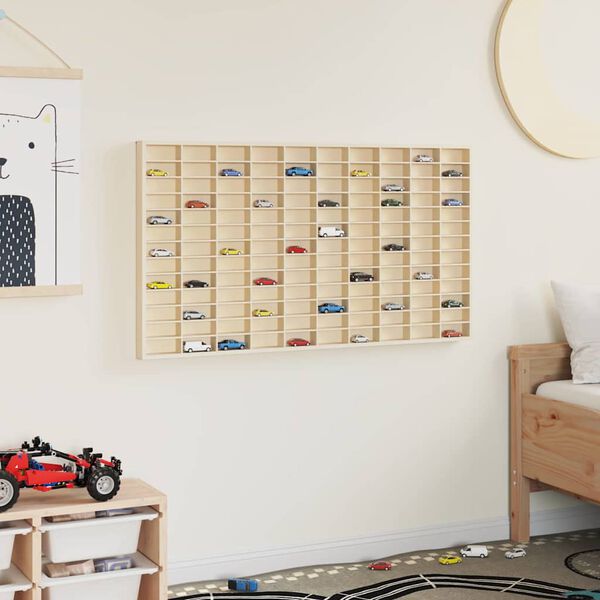 Expositor de Pared Beige 98 x 4,5 x 55 cm Madera de ingenier&iacute;a