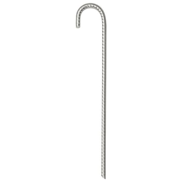 vidaXL Clavijas para tienda 12 uds acero galvanizado 37 cm &Oslash;10 mm