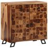 vidaXL Aparador de madera maciza de acacia 65x35x65 cm