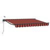 vidaXL Toldo Retr&aacute;ctil El&eacute;ctrico Naranja, Negro, Antracita 3,5 x 2,5 m
