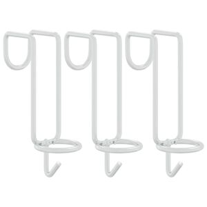 vidaXL Gancho de cubo port&aacute;til acero galvanizado plateado