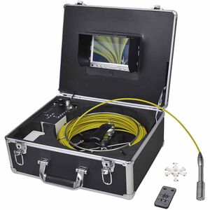 vidaXL C&aacute;mara de inspecci&oacute;n de tuber&iacute;as 30 m con caja de control DVR