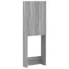 vidaXL Mueble de ba&ntilde;o ARNHEM Sonoma gris 66 x 25,5 x 190 cm