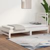 vidaXL Sof&aacute; cama extra&iacute;ble sin colch&oacute;n blanco 2x(90x190) cm