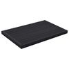 vidaXL Plato de base de ducha WPC Negro