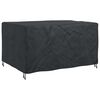 vidaXL Funda para muebles Liso Negro 180 x 120 x 74 cm 210D