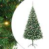 vidaXL &Aacute;rbol de Navidad artificial con luces y bolas 910 ramas 210 cm