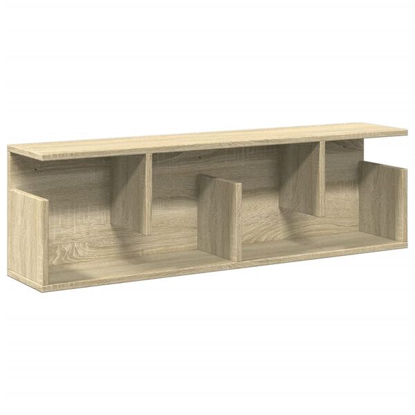 vidaXL Armario de pared madera de ingenier&iacute;a roble Sonoma 100x20x30 cm