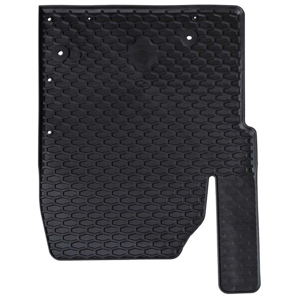 vidaXL Alfombrilla de Coche 3 pcs Negro Goma