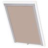 vidaXL Persiana opaca enrollable beige C02