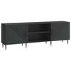 vidaXL Mueble de TV 150 x 31 x 50 cm Negro Madera de Ingenier&iacute;a