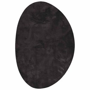 vidaXL Alfombra HUARTE Negro 120 x 170 cm Poli&eacute;ster