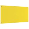 vidaXL Salpicadero de cocina Amarillo 120 x 60 cm vidrio templado